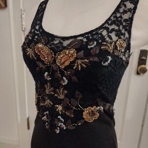 Vintage Free People Beaded Dress